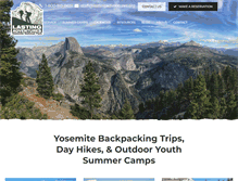 Tablet Screenshot of lastingadventures.com